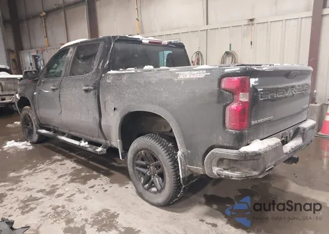 2024 Chevrolet Silverado 1500 4Wd Short Bed Custom Trail Boss from USA, damaged, VIN 3GCUDCEDXRG122943